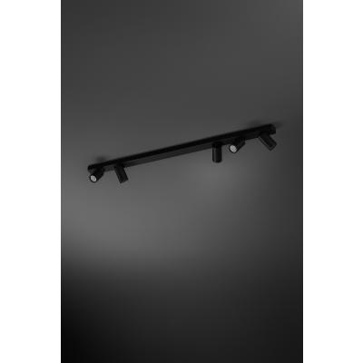 FARETTO 5 LUCI IN ALLUMINIO COL.NERO